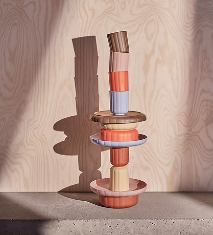 OYOY Dinner Set - Bioplastic - 2 Parts - Pullo - Rose/Apricot
