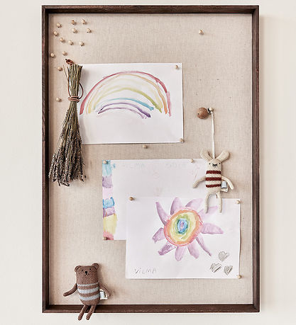 OYOY Pram Clip Toy - Musetti Mouse - Off White/Melange