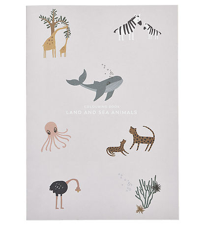 Liewood Colouring Book - Odell - Sea Creature/All Together Mix