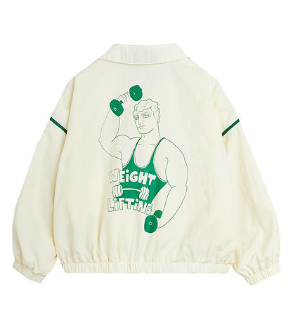 Mini Rodini Jacke - Gewichtheben - Offwhite