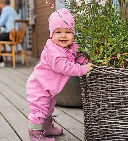 ISBJÖRN OF SWEDEN Flísgalli - Lynx - Bubblegum