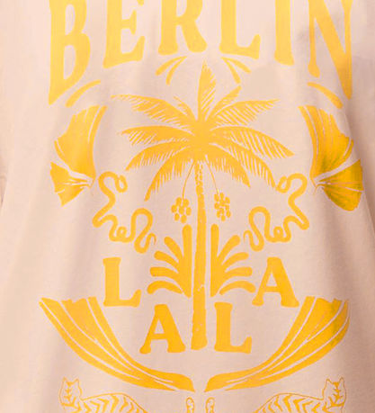 Lala Berlin Stuttermabolur - Celia - Lala Palm Bleikt