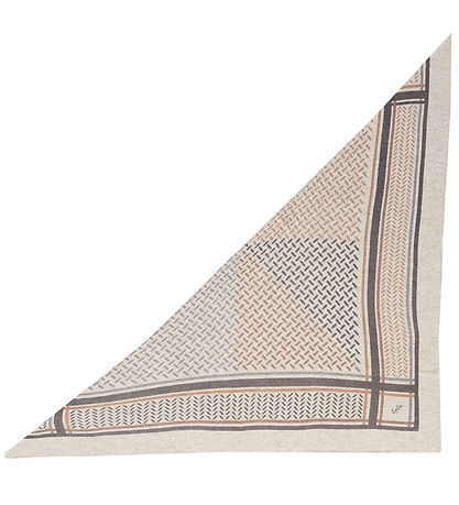 Lala Berlin charpe - 162x85 - Puzzle Triangle - Flanelle Sage