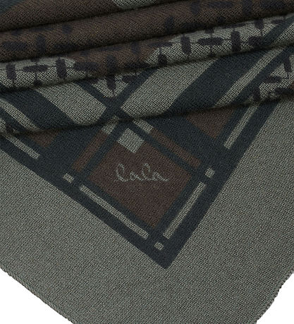Lala Berlin Scarf - 180x80 - Triangle Double Heritage - Leaf