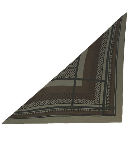 Écharpe Lala Berlin - 180x80 - Triangle Double Heritage - Leaf