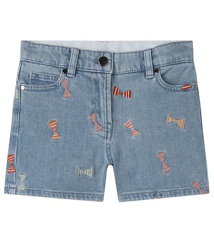 Stella McCartney Kids Denimshorts - Celeste w. Bows