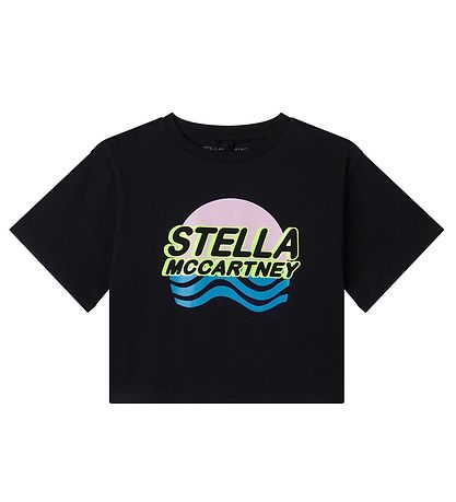 Stella McCartney Kids Stuttermabolur - Svart M. Prentað