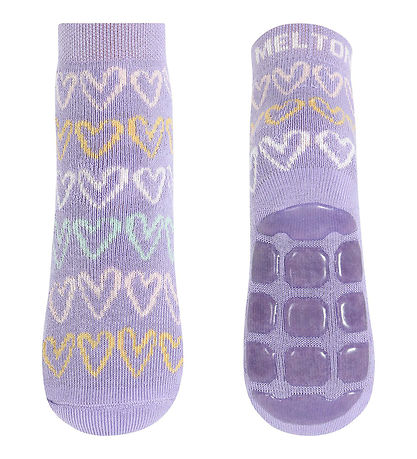 Melton Socks w. Anti-Slip - Let's Go - Daybreak