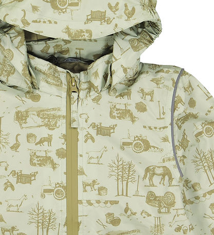 Mikk-Line Lightweight Jacket - Desert Sage w. Farm