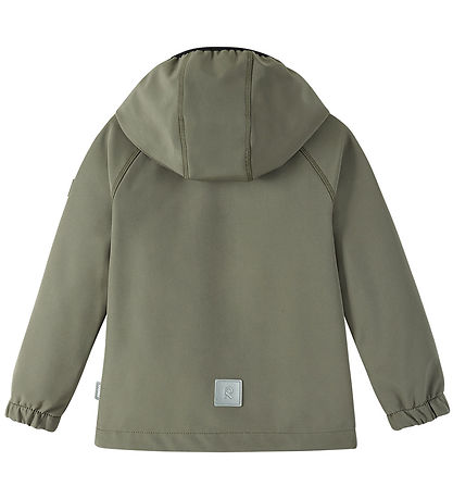 Reima Softshell Jacket w. Fleece Lining - Vantti - Greyish Green