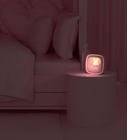 Mobility On Board Alarm Clock w. Night Light - Billy - Pink