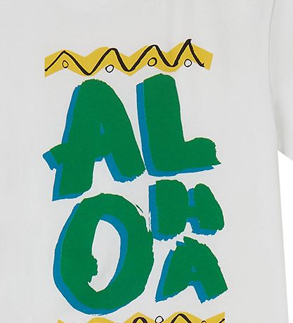 Stella McCartney Kids T-shirt - White/Green w. Print