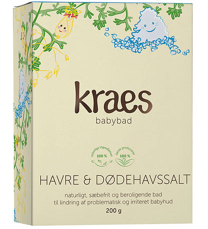 Kraes Barnabað - Hafrar & Dauðahafssalt - 200 g