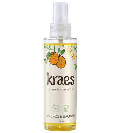 Kraes Umhirðu- og nuddolía - Apríkósu og baobab - 150 ml
