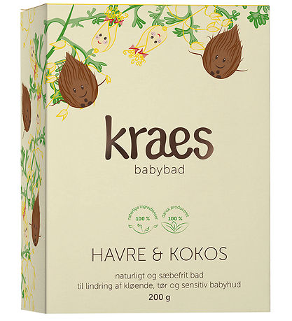 Kraes Barnabað - Hafrar & Kókos - 200 g