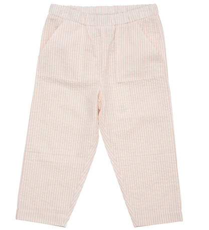 Copenhagen Colors Byxor - Dusty Rose/Cream Stripe