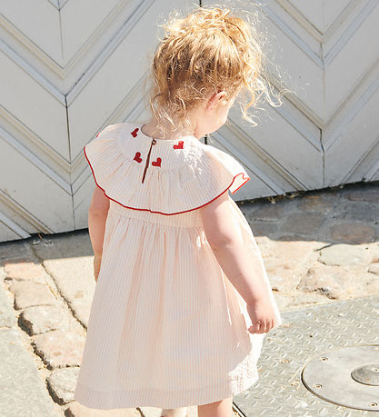 Copenhagen Colors Dress - Dusty Rose/Cream Stripe