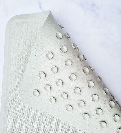 Tapis de Bain Hevea - Caoutchouc Naturel - 75x34 cm - Marble