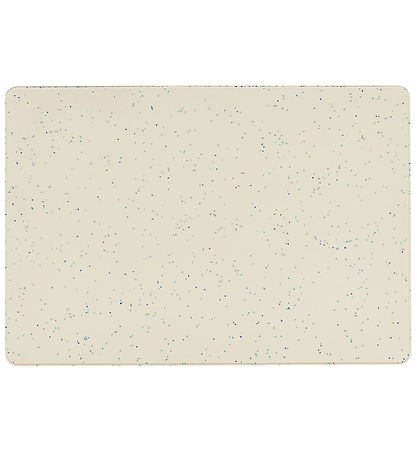 OYOY Creativity mat - Silicone - Confetti - Off White