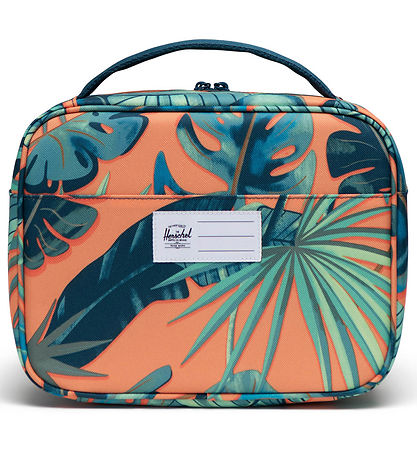 Herschel Cooler Bag - Pop Quiz - Tangerine Palm Leaves