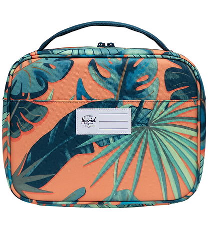 Herschel Cooler Bag - Pop Quiz - Tangerine Palm Leaves