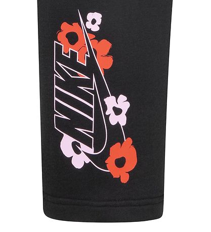 Nike Jogginghosen - Schwarz m. Blumen