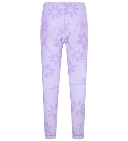 Jordan Joggingbuxur - Floral Flug - Violet Frozen
