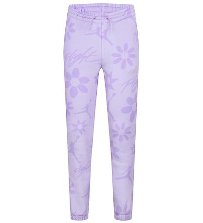 Jordan Joggingbuxur - Floral Flug - Violet Frozen