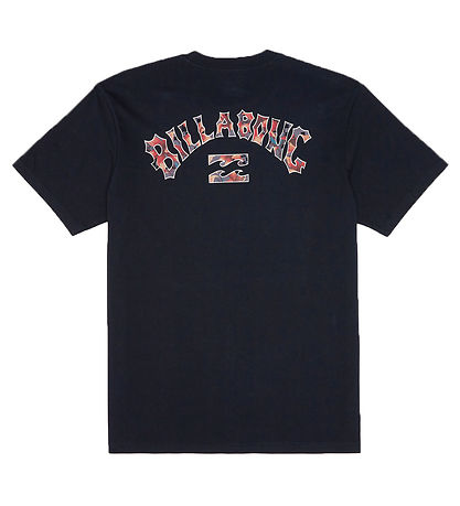 Billabong Stuttermabolur - Bogafylling - Dökkblátt