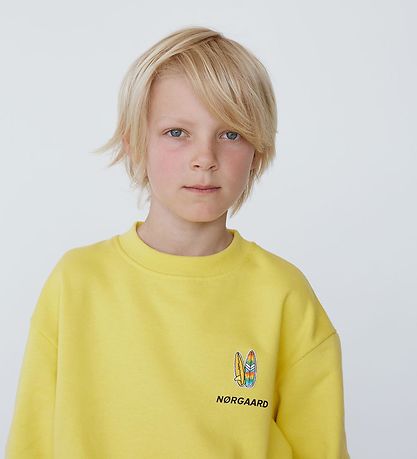 Mads Nørgaard Sweatshirt - Sonar - Lemon Zest