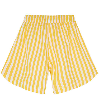 Mads Nørgaard Shorts - Sacky - White Alyssum/Lemon Zest