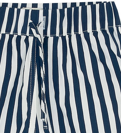 Mads Nørgaard Shorts - Sacky - White Alyssum/Saragasso Sea