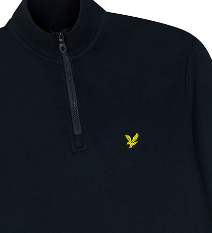 Lyle & Scott Sweatshirt m. Dragkedja - Dark Marinbl