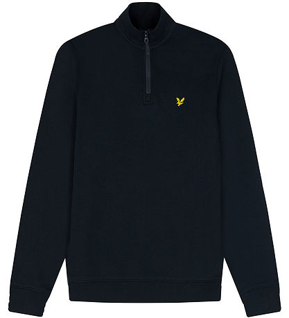 Lyle & Scott Sweatshirt m. Dragkedja - Dark Marinbl