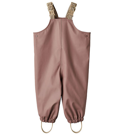 Wheat Rain Pants w. Suspenders PU Charlo Dusty Lilac KW SK