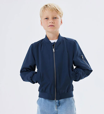 Name It Bomber Jacket - NknMonster - Navy Blazer