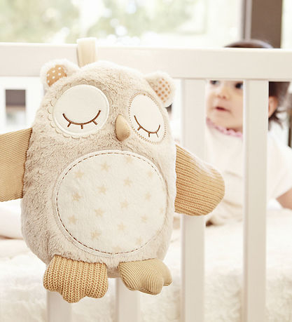 Cloud-B Soft Toy w. Sound/Sensor - 24 cm - Nighty Night Owl