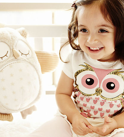 Cloud-B Soft Toy w. Sound/Sensor - 24 cm - Nighty Night Owl