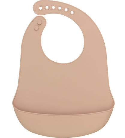 CeLaVi Lätzchen - Silikon - 2er-Pack - Warm Taupe