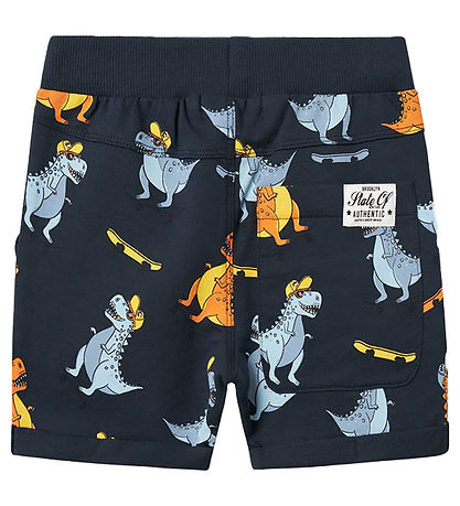 Shorts en Molleton Name It - Non - NmmVermo - Dark Sapphire/Dino