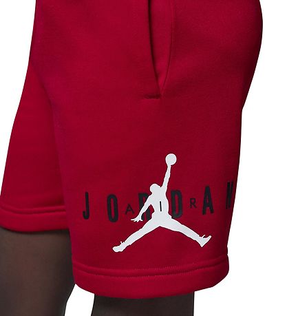 Shorts en Molleton Jordan - Jumpman Durable - Rouge Gym