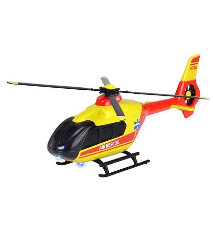 Majorette Leikfang - Airbus H135 björgunarþyrla M. Ljós/hljóð