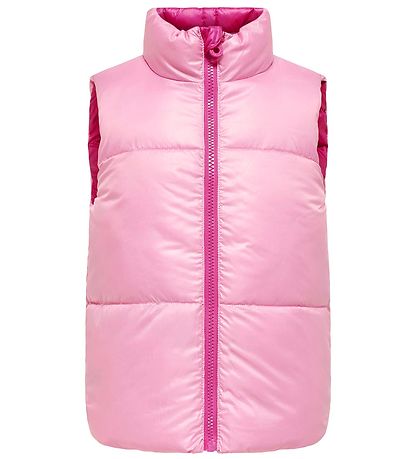 Kids Only Padded Gilet - Reversible - CookNewRicky - Raspberry R