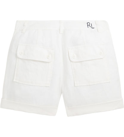 Polo Ralph Lauren Shorts Linnen Dekwas White KW NL