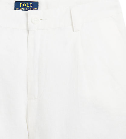 Polo Ralph Lauren Shorts - Linen - Deck wash White