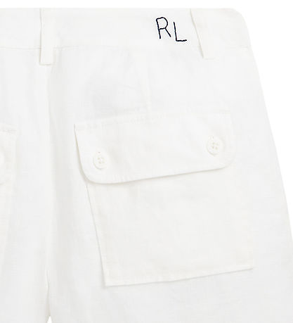 Polo Ralph Lauren Shorts - Linen - Deck wash White