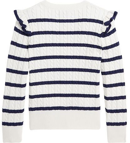 Polo Ralph Lauren Cardigan - Prjónað - Þilfarsþvottur White/Newp