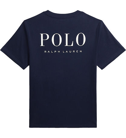 Polo Ralph Lauren T-shirt - Newport Marinbl m. Vit