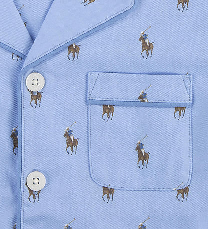 Polo Ralph Lauren Pyjama Set - Elite Blue w. Logos