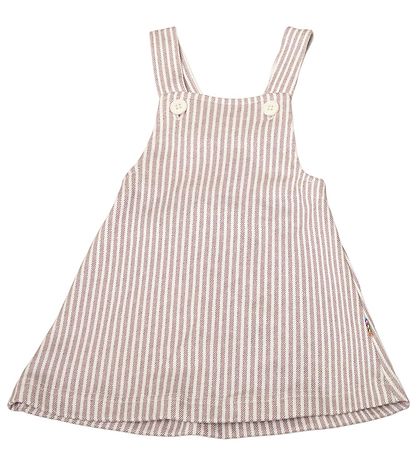 Joha Kleid - Pinafore - Mattes Lila/Weiß